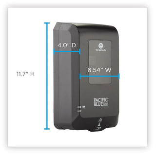 Georgia Pacific® Professional Automated Touchless Soap & Sanitizer Dispenser, Black, 6.54" W x 11.72" D x 4" H (GPC53590)