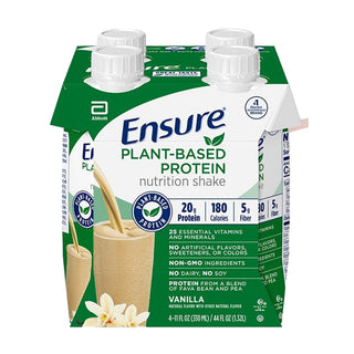 Ensure® Plant Based Protein Nutrition Shake Oral Supplement Vanilla Flavor Liquid 11 oz. Carton (1157246_CS)