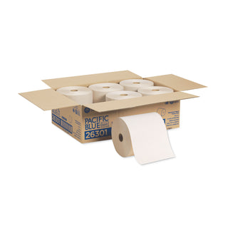 Georgia Pacific® Professional Recycled Hardwound Paper Towel Roll, Brown, 26301, 800 Feet/Roll, 6 Rolls/Case (GEP26301)