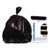 Heritage Low-Density Repro Can Liner, 45 gal, 1.2 mil, 40" x 46", Black, 100/Carton (HERX8046SKR01)