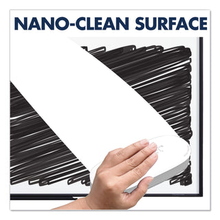 Quartet® Classic Series Nano-Clean Dry Erase Board, 48 x 36, Black Aluminum Frame (QRTSM534B)