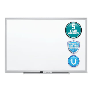 Quartet® Classic Series Nano-Clean Dry Erase Board, 24 x 18, Silver Frame (QRTSM531)