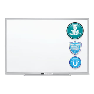 Quartet® Classic Series Nano-Clean Dry Erase Board, 72 x 48, Silver Frame (QRTSM537)