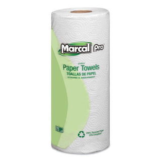 Marcal PRO™ 100% Premium Recycled Towels, 2-Ply, 11 x 9, White, 70/Roll, 30 Rolls/Carton (630MAR)