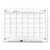 Quartet® Infinity Magnetic Glass Calendar Board, 24 x 18 (QRTGC2418F)