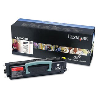 Lexmark™ X203A11G Return Program Toner, 2500 Page-Yield, Black (LEXX203A11G)