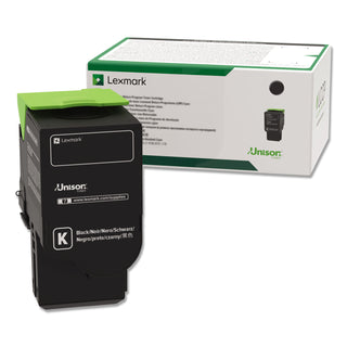 Lexmark™ 78C1UK0 Return Program Toner, 10500 Page-Yield, Black (LEX78C1UK0)