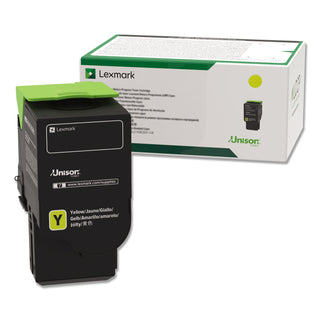 Lexmark™ 78C1UY0 Return Program Toner, 7000 Page-Yield, Yellow (LEX78C1UY0)