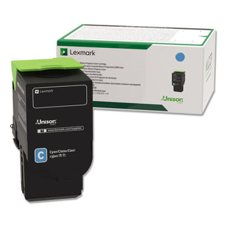 Lexmark™ 78C1UC0 Return Program Toner, 7000 Page-Yield, Cyan (LEX78C1UC0)