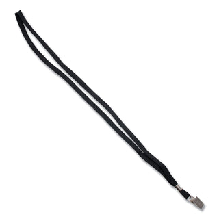 Advantus Deluxe Lanyards, Clip Style, 36" Long, Black, 24/Box (AVT75401)