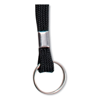 Advantus Deluxe Lanyards, Clip Style, 36" Long, Black, 24/Box (AVT75401)