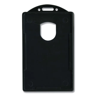 Advantus Vertical ID Card Holders, 2.38 x 3.68, Black, 25/Pack (AVT75657)