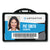 Advantus Horizontal ID Card Holders, 3.68 x 2.38, Black, 25/Pack (AVT75656)