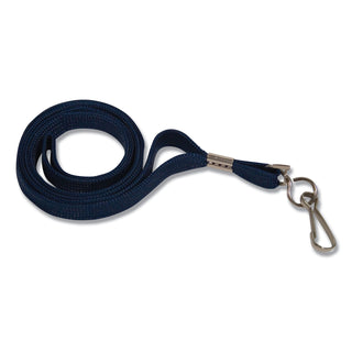 Advantus Deluxe Lanyards, J-Hook Style, 36" Long, Blue, 24/Box (AVT75426)