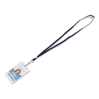 Advantus Deluxe Lanyards, J-Hook Style, 36" Long, Blue, 24/Box (AVT75426)