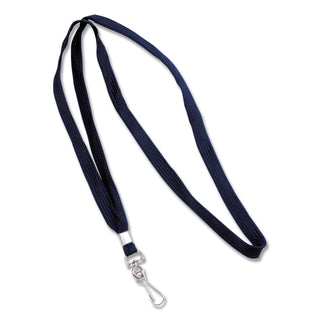 Advantus Deluxe Lanyards, J-Hook Style, 36" Long, Blue, 24/Box (AVT75426)