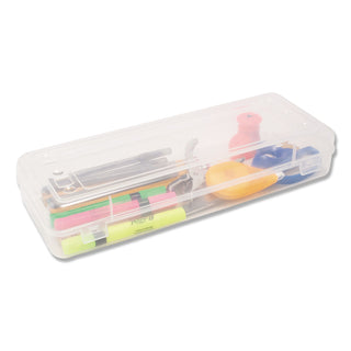 Innovative Storage Designs Stretch Art Box, Polypropylene, Snap Shut, Clear (AVT67033)