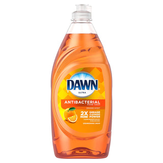 Dawn® Ultra Antibacterial Dishwashing Liquid, Orange Scent, 28 oz Bottle, 8/Carton (PGC97318)