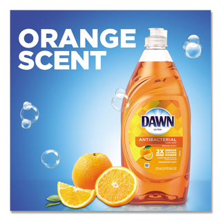 Dawn® Ultra Antibacterial Dishwashing Liquid, Orange Scent, 28 oz Bottle, 8/Carton (PGC97318)