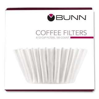 BUNN® Coffee Filters, 8/10-Cup Size, 100/Pack, 12 Packs/Carton (BUNBCF100BCT)