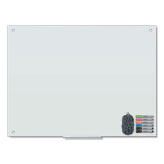 U Brands Magnetic Glass Dry Erase Board Value Pack, 48 x 36, White (UBR3972U0001)