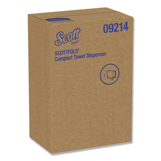 Scott® Scottfold Folded Towel Dispenser, 10.75 x 4.75 x 9, White (09214KIM)