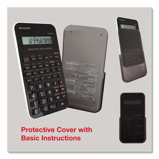 Sharp® EL-501XBWH Scientific Calculator, 10-Digit LCD (SHREL501X2BWH)