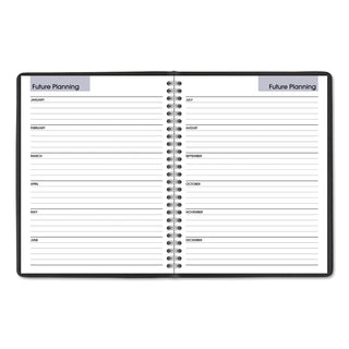 AT-A-GLANCE® DayMinder Monthly Planner with Notes Column, Ruled Blocks, 8.75 x 7, Black Cover, 12-Month (Jan to Dec): 2025 (AAGG40000)
