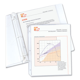 C-Line® Standard Weight Polypropylene Sheet Protectors, Clear, 2", 11 x 8 1/2, 100/BX (CLI62027)