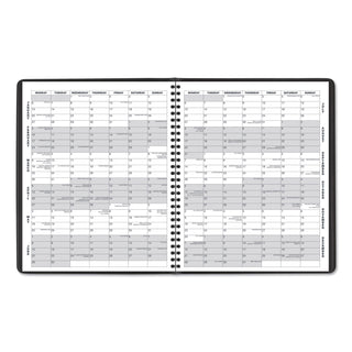 AT-A-GLANCE® Monthly Planner, 11 x 9, Black Cover, 15-Month: Jan 2025 to Mar 2026 (AAG7026005)