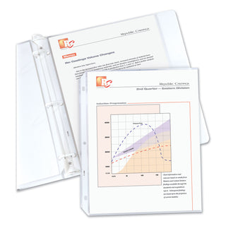 C-Line® Standard Weight Polypropylene Sheet Protectors, Non-Glare, 2", 11 x 8 1/2, 100/BX (CLI62048)