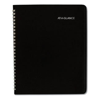 AT-A-GLANCE® DayMinder Monthly Planner with Notes Column, Ruled Blocks, 8.75 x 7, Black Cover, 12-Month (Jan to Dec): 2025 (AAGG40000)