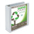 Samsill® Earth's Choice Biobased Round Ring View Binder, 3 Rings, 3" Capacity, 11 x 8.5, White (SAM18987)
