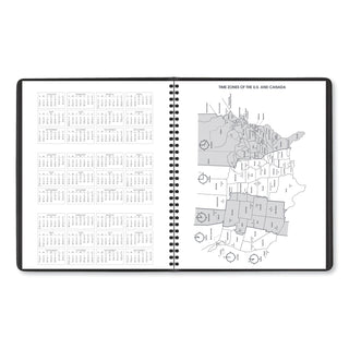 AT-A-GLANCE® Monthly Planner, 11 x 9, Black Cover, 15-Month: Jan 2025 to Mar 2026 (AAG7026005)