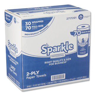 Georgia Pacific® Professional Sparkle ps Perforated Paper Towels, 2-Ply, 11x8 4/5, White,70 Sheets,30 Rolls/Ct (GEP2717201CT)