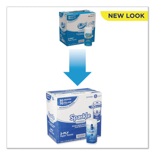 Georgia Pacific® Professional Sparkle ps Perforated Paper Towels, 2-Ply, 11x8 4/5, White,70 Sheets,30 Rolls/Ct (GEP2717201CT)