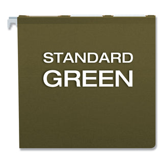 Pendaflex® Ready-Tab Reinforced Hanging File Folders, Legal Size, 1/6-Cut Tab, Standard Green, 25/Box (ESS42591)