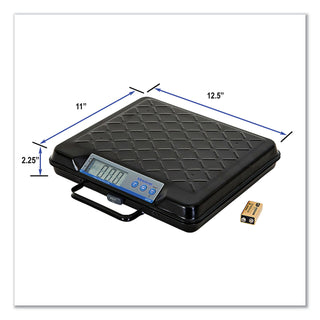 Brecknell Portable Electronic Utility Bench Scale, 100lb Capacity, 12 x 10 Platform (SBWGP100)