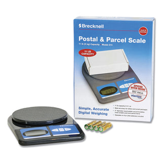 Brecknell Model 311 -- 11 lb. Postal/Shipping Scale, Round Platform, 6" dia (SBW311)