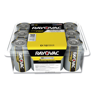 Rayovac® Ultra Pro Alkaline D Batteries, 12/Pack (RAYALD12F)