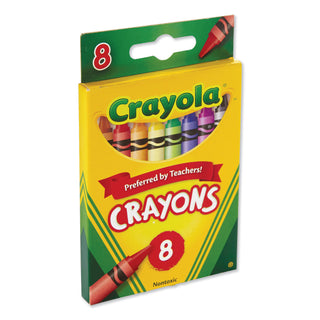 Crayola® Classic Color Crayons, Peggable Retail Pack, Peggable Retail Pack, 8 Colors (CYO523008)