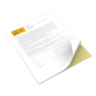 Xerox® Revolution Digital Carbonless Paper, 2-Part, 8.5 x 11, Canary/White, 5, 000/Carton (XER3R12420)
