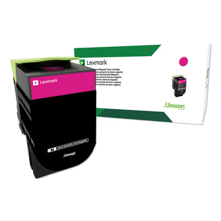 Lexmark™ 80C1HM0 Return Program High-Yield Toner, 3000 Page-Yield, Magenta (LEX80C1HM0)