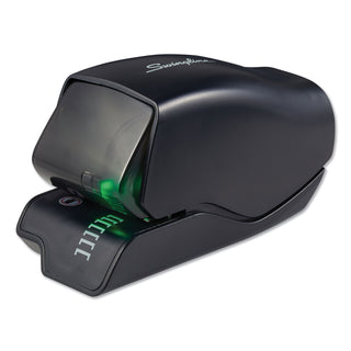 Swingline® Desktop Cartridge Electric Stapler with LED Guide, 25-Sheet Capacity, Black (SWI50202)