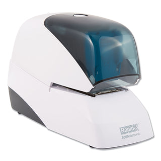 Rapid® 5050e Professional Electric Stapler, 60-Sheet Capacity, White (RPD73157)