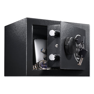 Sentry® Safe Electronic Security Safe, 0.14 cu ft, 9w x 6.6d x 6.6h, Black (SENX014E)