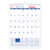 Brownline® Twin-Wirebound Wall Calendar, One Month per Page, 8 x 11, White Sheets, 12-Month (Jan to Dec): 2025 (REDC171101)