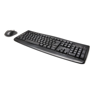 Kensington® Keyboard for Life Wireless Desktop Set, 2.4 GHz Frequency/30 ft Wireless Range, Black (KMW75231)