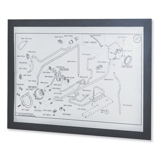 Durable® DURAFRAME Magnetic Sign Holder, 5.5 x 8.5, Black Frame, 2/Pack (DBL472101)