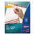 Avery® Print and Apply Index Maker Clear Label Dividers, 8 Color Tabs, Letter, 25 Sets (AVE11424)